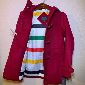 Pendleton Toggle Tassle Wool Trench Peacoat Jacket 49ers